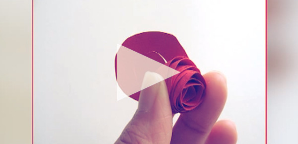 Arranjo de Flores de Papel Para o Dia dos Namorados