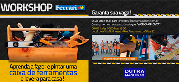 Workshop na Loja da Vila Guilherme