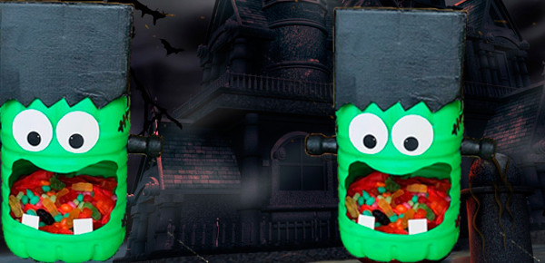 Faça Você Mesmo O Seu Frankenstein Feito De Garrafão De Água!
