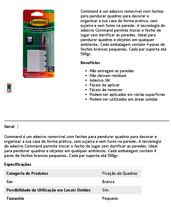 Você conhece a linha Command 3M