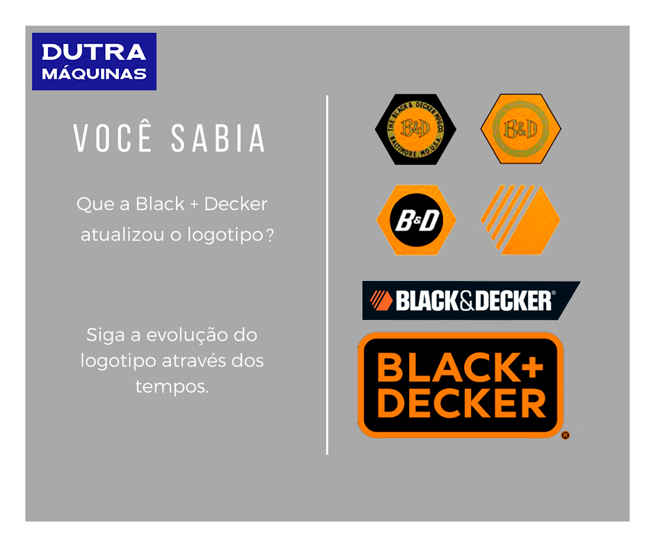 Você Viu o Novo Logotipo Da Black + Decker?