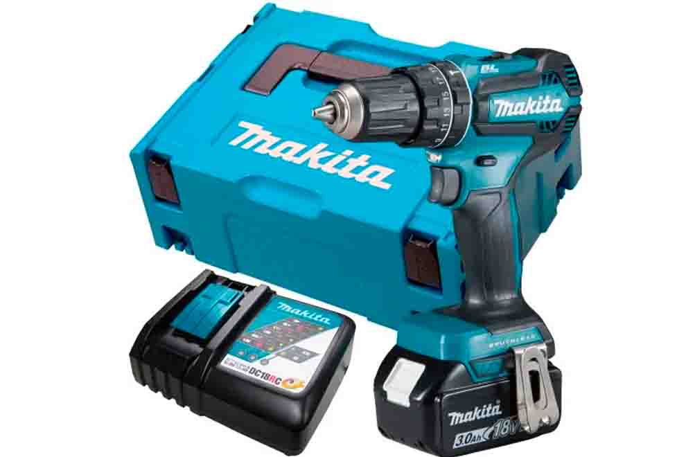Furadeira Makita com caixa e bateria inclusa